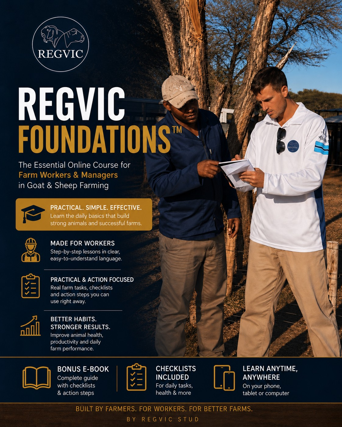 REGVIC Foundations™ | Practical Goat & Sheep Farming Training for Farm Workers & Managers